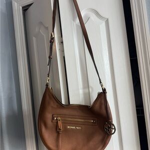 Michael Kors Tan Leather Shoulder Bag